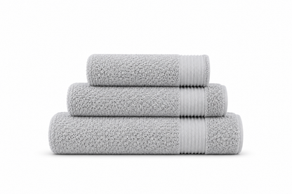 Luxe Handdoekset – Badlaken, Handdoek & Face Towel - Zilver