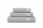 Luxe Handdoekset – Badlaken, Handdoek & Face Towel - Zilver