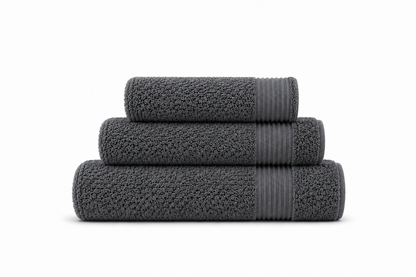 Luxe Handdoekset – Badlaken, Handdoek & Face Towel - Grijs