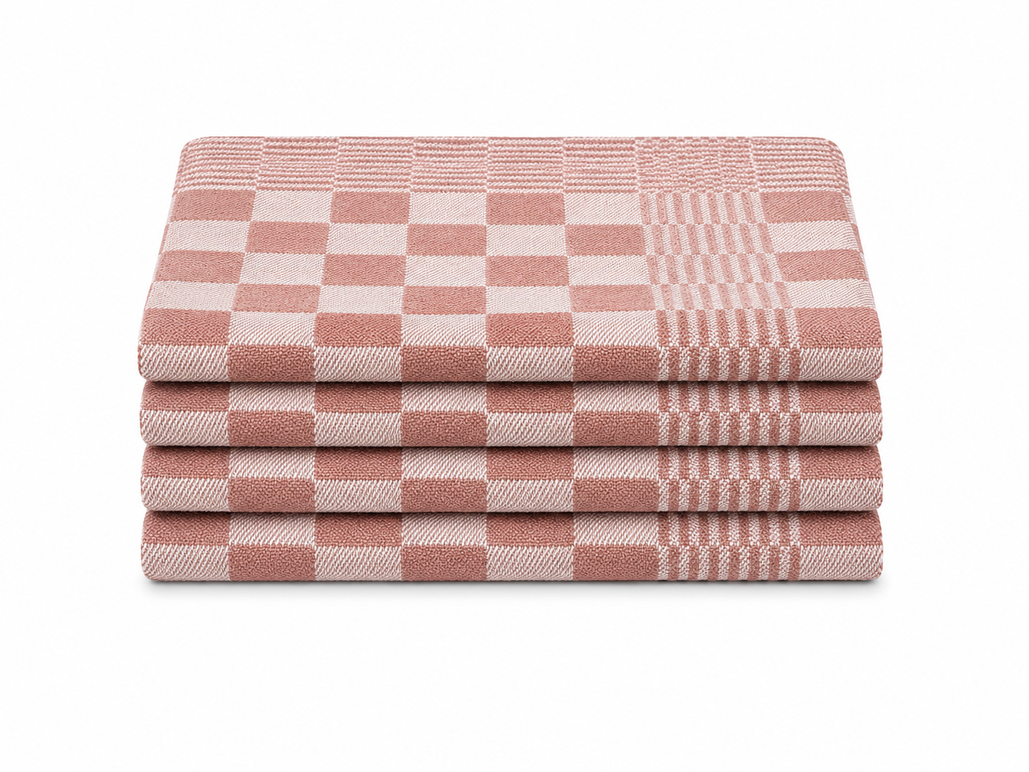 100% katoenen horeca theedoeken rood 6 stuks