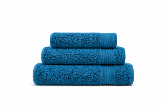 Luxe Handdoekset – Badlaken, Handdoek & Face Towel - Turquoise