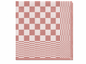 100% katoenen horeca theedoeken rood 6 stuks