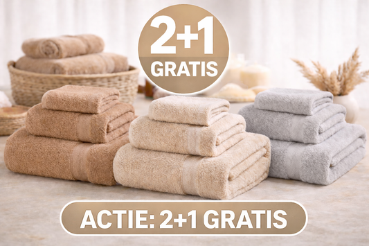2+1 GRATIS Handdoekensetactie