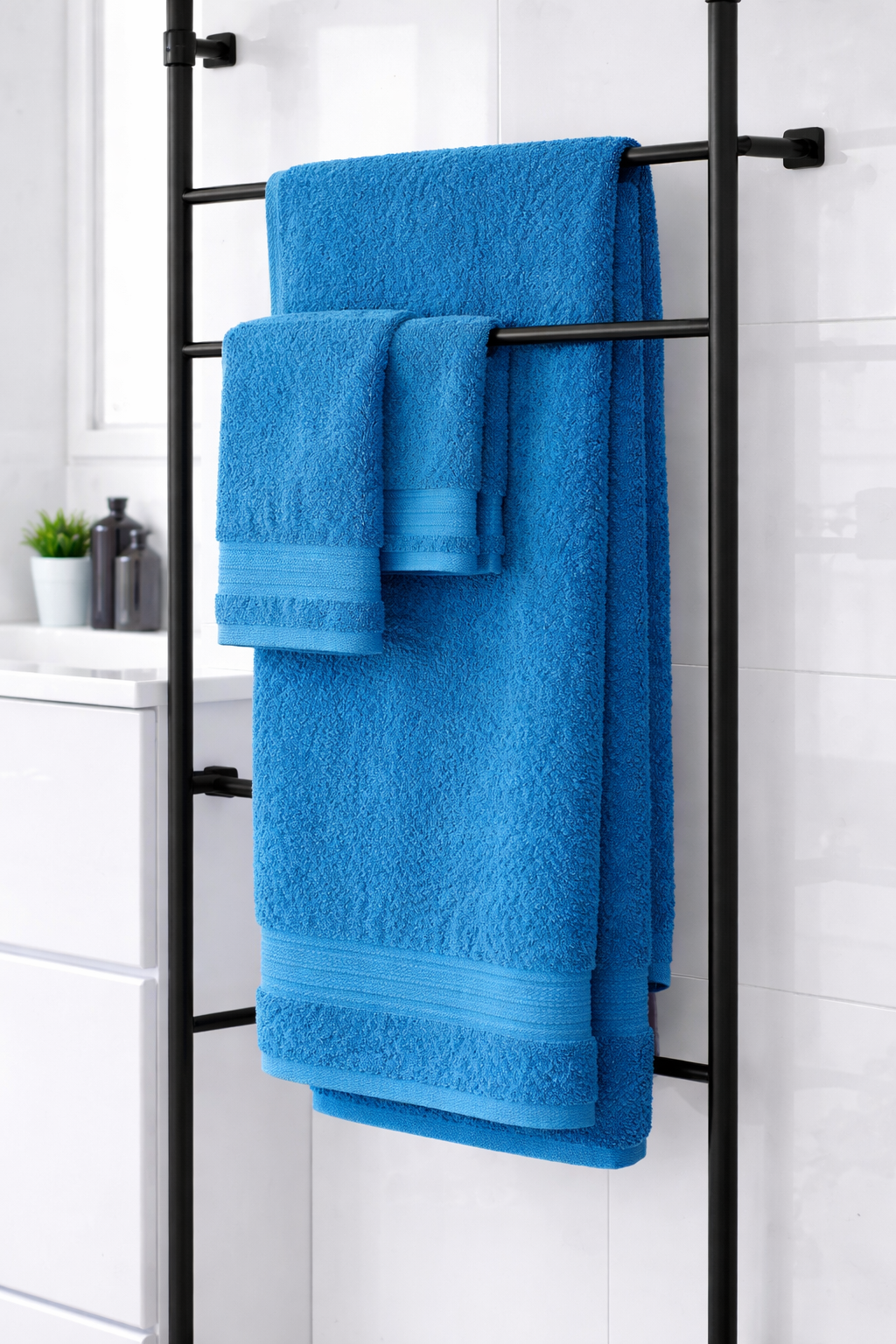 Luxe Handdoekset – Badlaken, Handdoek & Face Towel - Turquoise