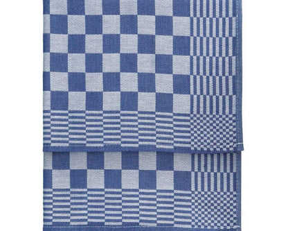 100% katoenen horeca theedoeken blauw 6 stuks