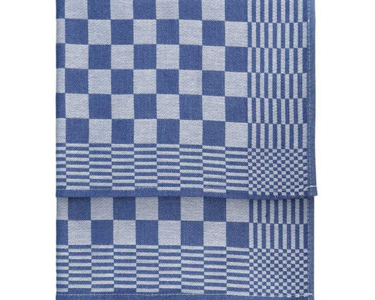 100% katoenen horeca theedoeken blauw 6 stuks