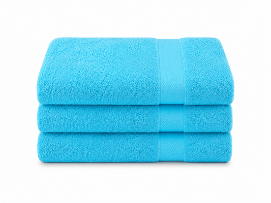 Bad Handdoek Turquoise 70x140